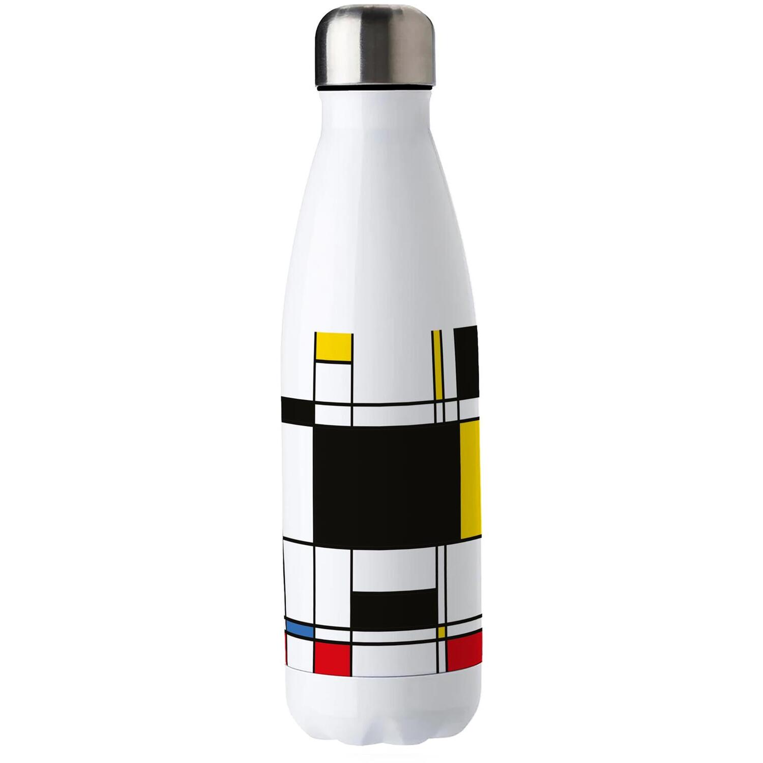 Retro Art Deco Stainless Steel Water Bottle - Multicoloured Presents 500ml - Image 2