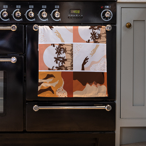 Abstract  Floral Collages Landscape Scenes Designer Stylish KitchenTowel