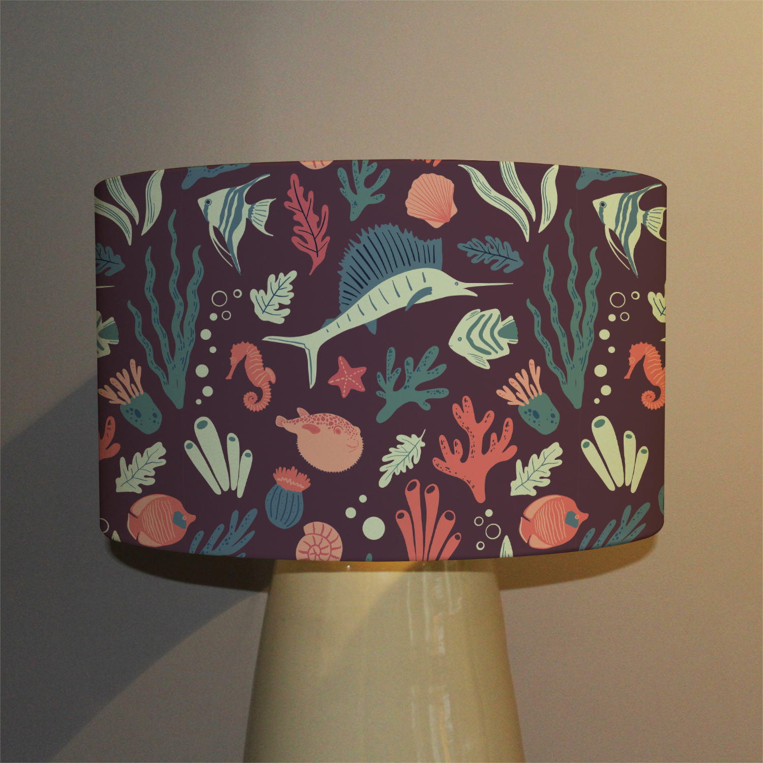 Image of Sealife Designer Lamp Ceiling Stylish Shade&hellip;