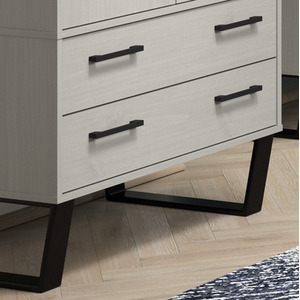Texas Grey 2 Door 2 Drawer Wardrobe