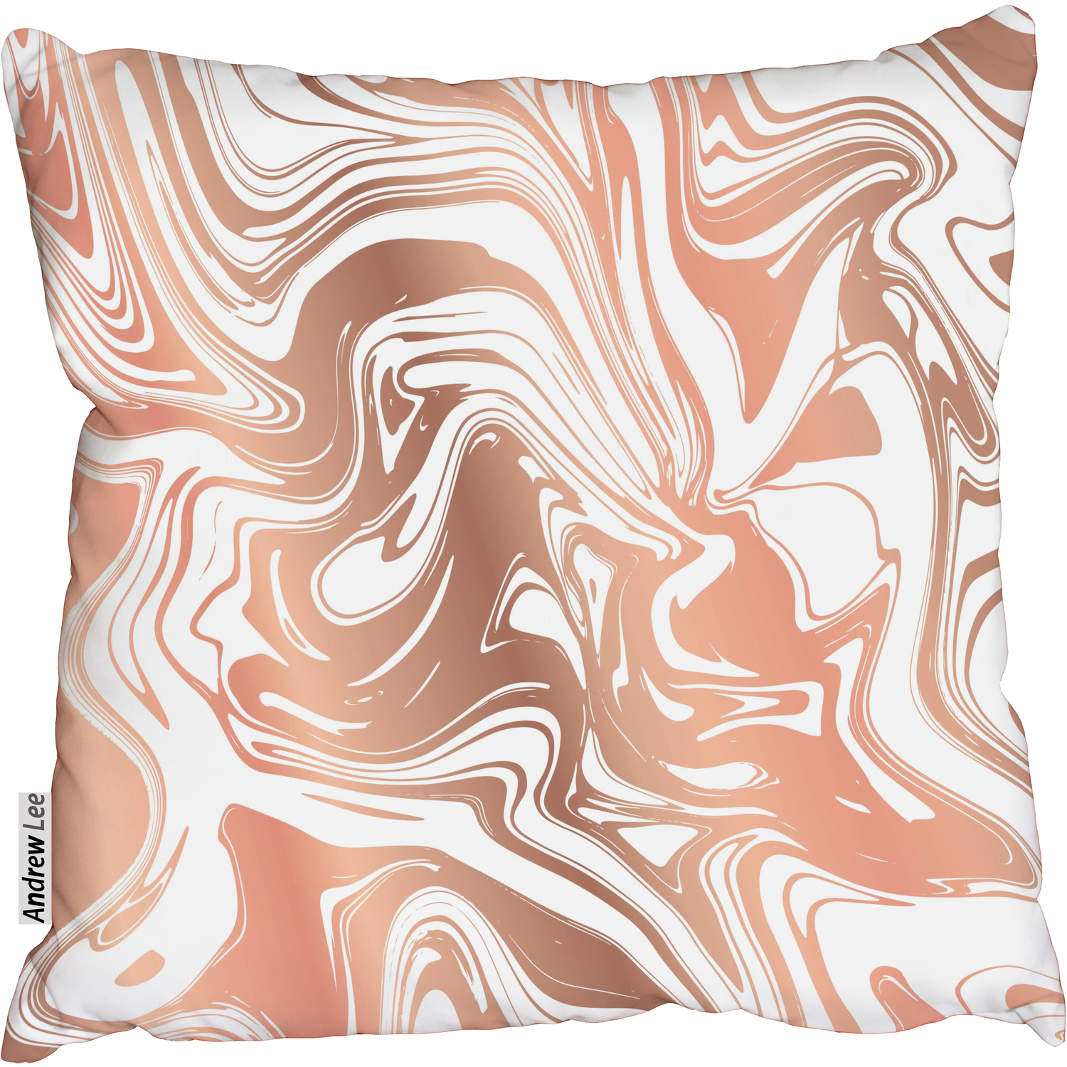 Liquid marble Cushion - pink / 60cm