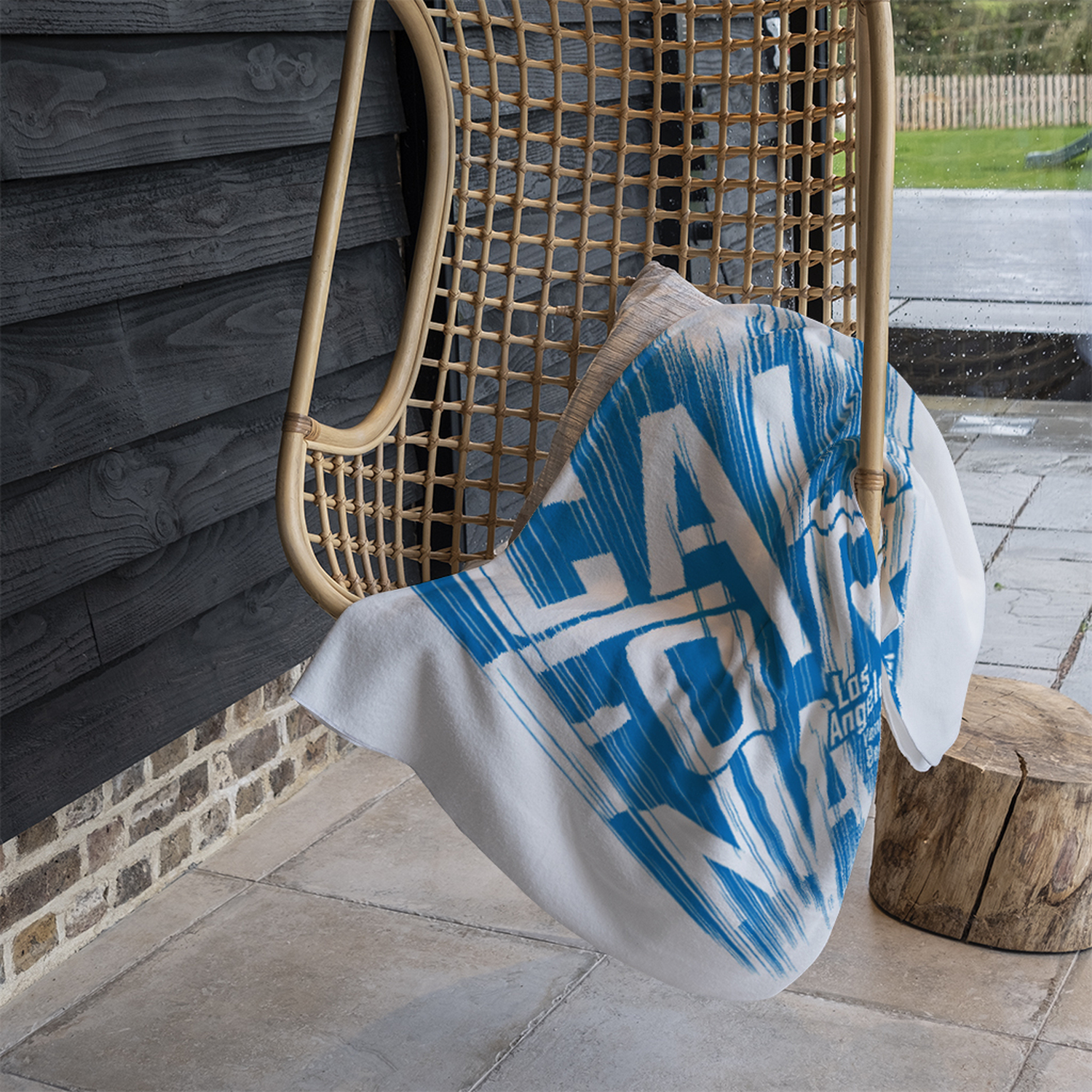 California Venice Beach Blanket - Blue