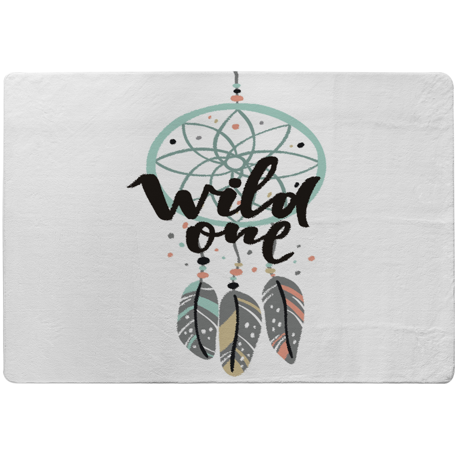 Cute Print In Boho Style Rug - Green / 150cm thumbnail