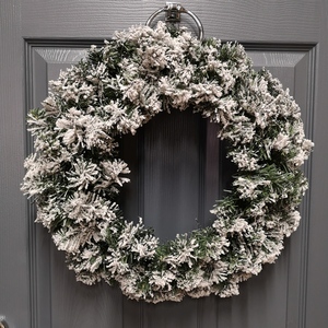 Snow Flocked Imperial Pine Wreath
