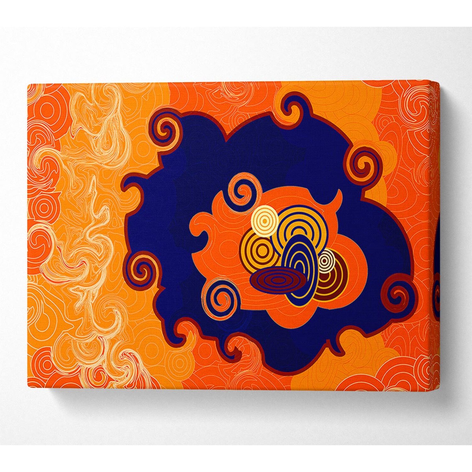 Wallart-Direct - Hindu Ocean Canvas Print Wall Art - Yellow / 101.6cm thumbnail