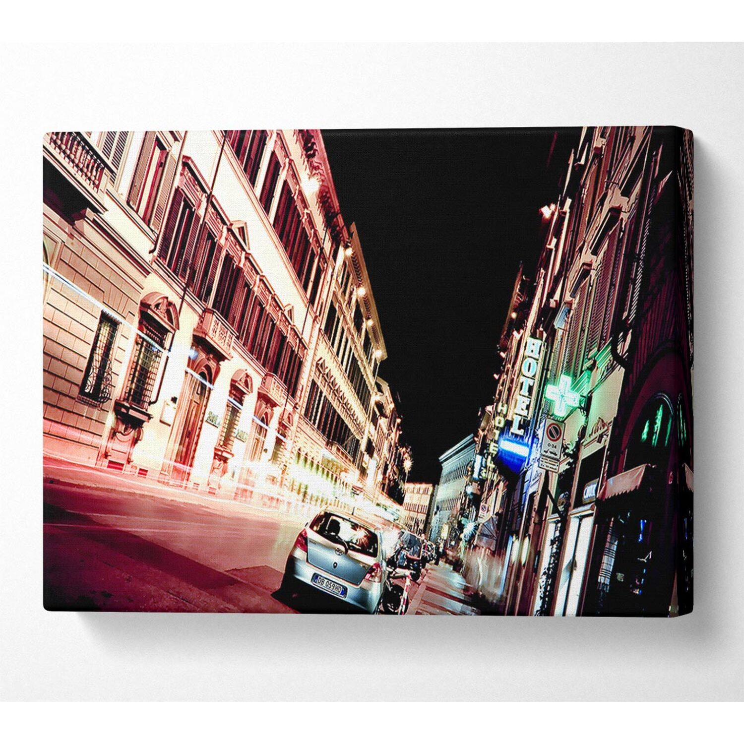Wallart-Direct - Florence Italy Canvas Print Wall Art - Yellow / 101.6cm thumbnail