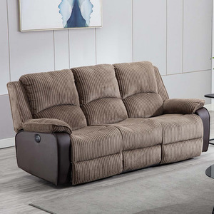 Postana 3 Seater Electric High Back Fabric Recliner