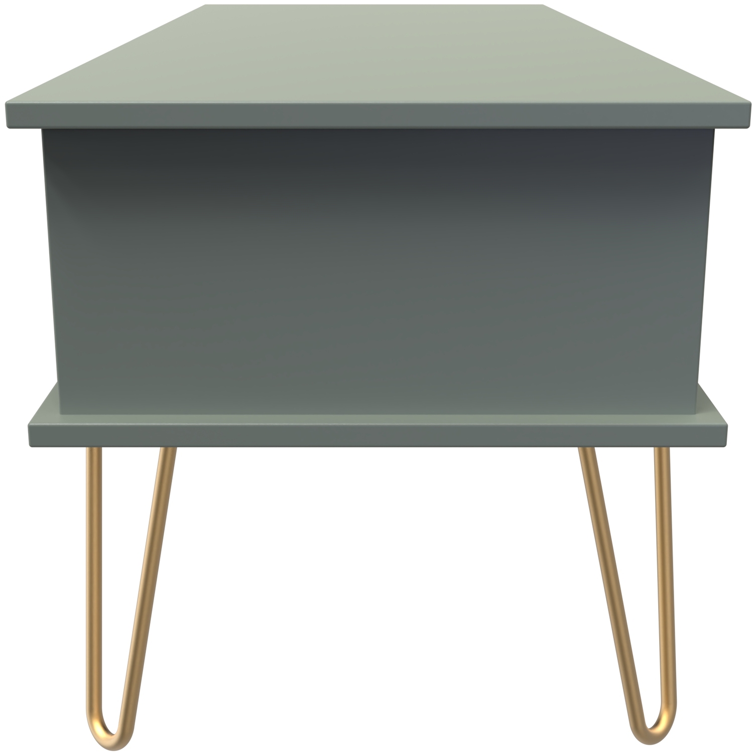 Linear 1 Drawer Coffee Table - Reed Green
