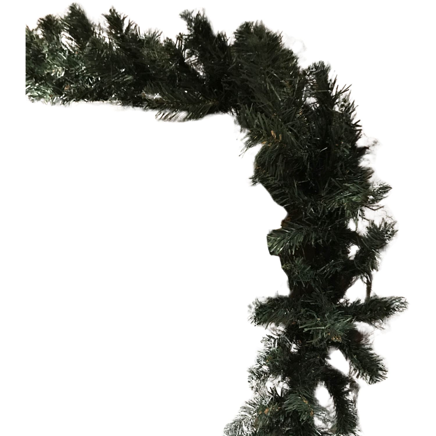 Green Pack Of 4 X 2.7M (9Ft) X 20Cm Canadian Pine Christmas Garland Plain - Image 4