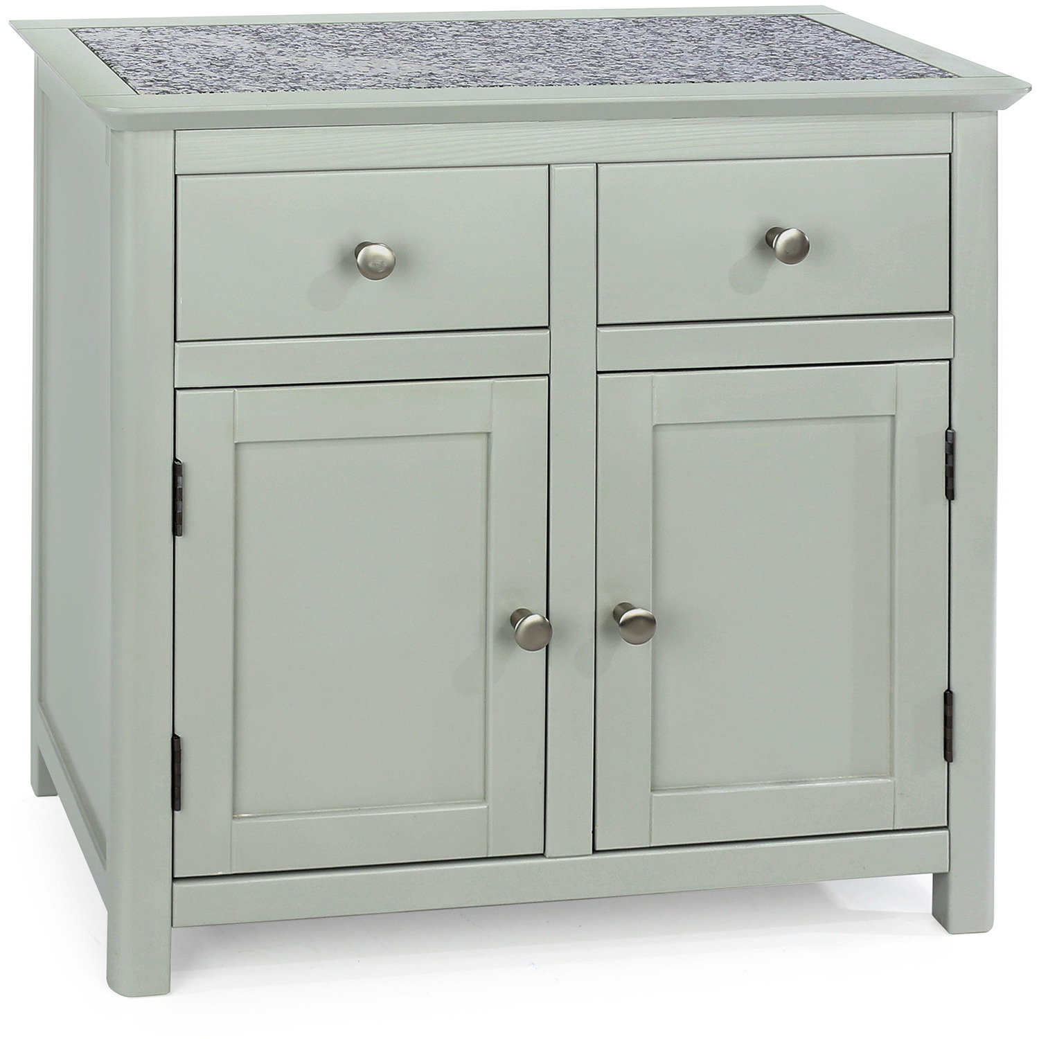 Perth Stone Inset Sideboard - Soft Grey 2