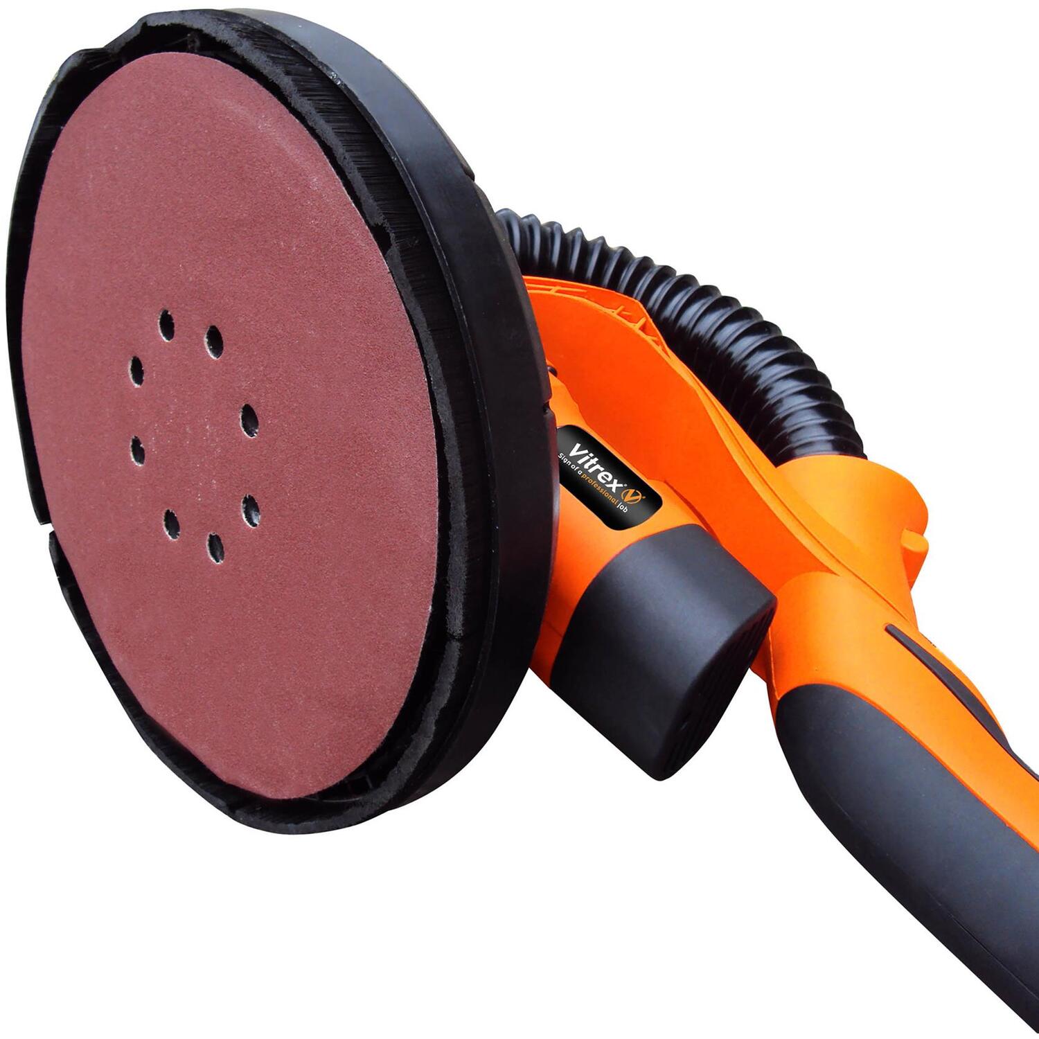 Long Sander Vitrex Long Reach Sander 600W Foldable Portable Dust Extraction Wood ...