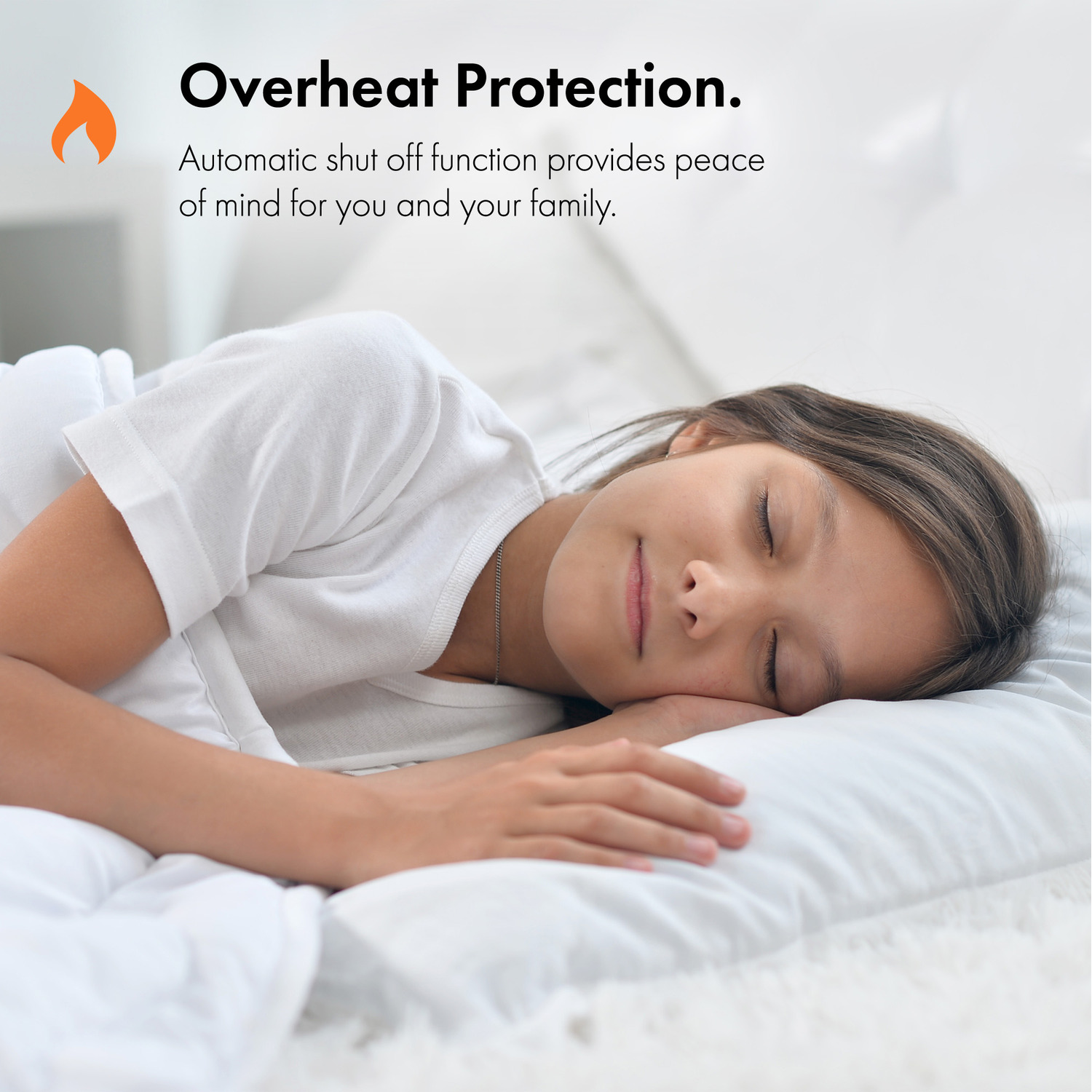 Electric Heated Under Blanket - White Double