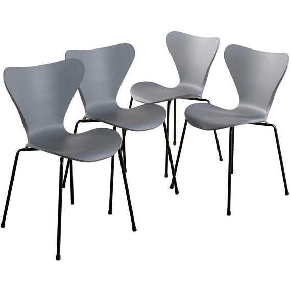 Home Source Set 4 Penny Dining Chairs 