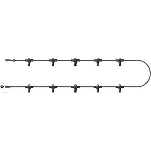 10 Way Mains Connector Black  IP65