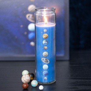 Solar System Cedar Tube Jar Candle