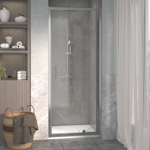 Pivot Alloy Hinge Shower Door Enclosure Reversible
