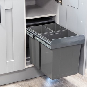 Base Mounted Under Counter Cabinet Bin