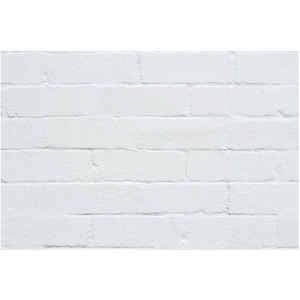 Britwall Soft Flexible White PU Faux Brick Wall Panel 1200 x 600 x 3 mm Pack of