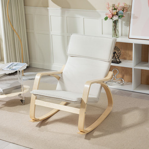 HOMCOM Comfortable Relax Rocking Chair with High Back