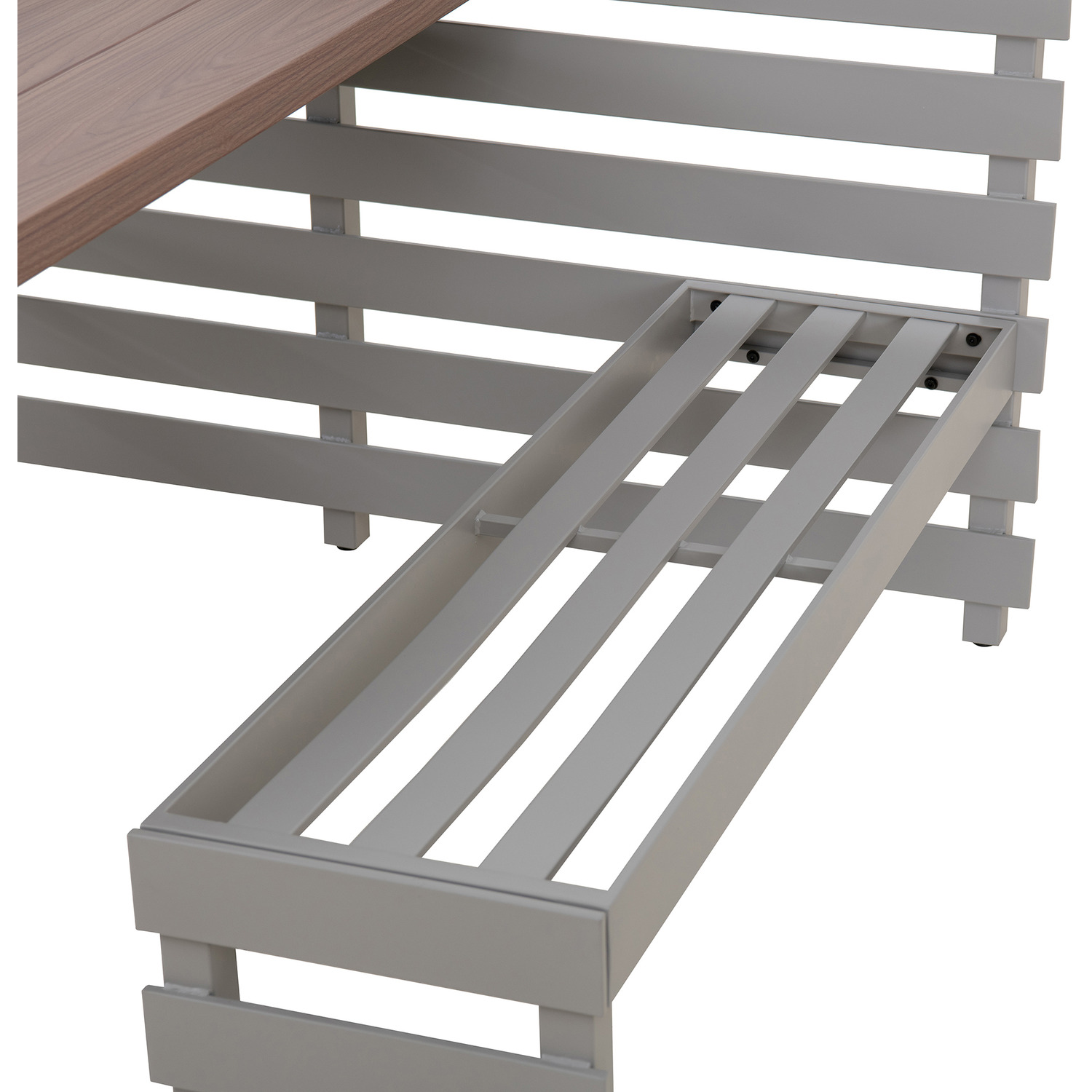 Sunjoy Outdoor Picnic Table Dining Bench Set - Grey