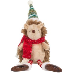 Shelf Sitting Christmas Hedgehog