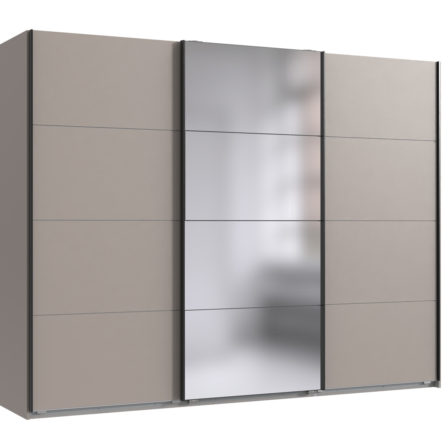 Aalst Sliding Wardrobe - Grey 270cm