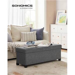 SONGMICS Elegant Storage Ottoman Bench