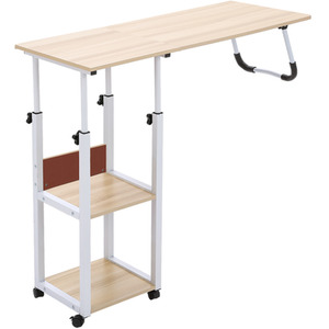 Livingandhome Foldable Height Adjustable Mobile Desk