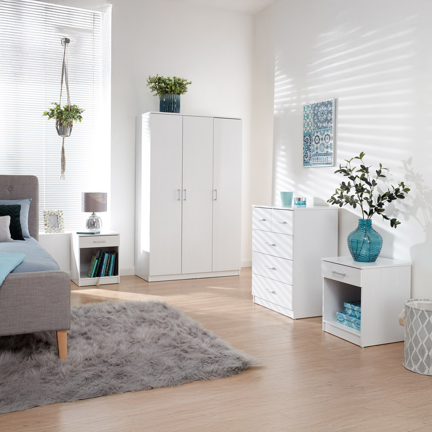 Panama 4 Piece Set - White