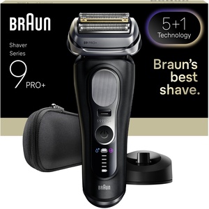 Braun Series 9 PRO 9610S Electric Shaver, Pro SensoAdapt, Charging Stand - Black