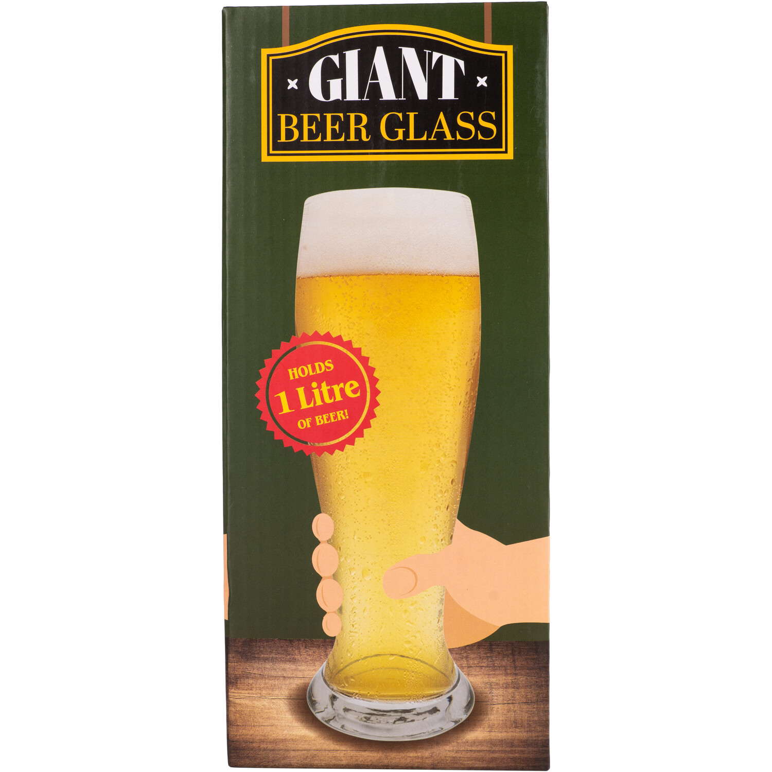 Giant Beer Glass 1L - Image 3