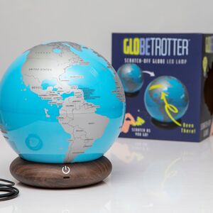 Globe Trotter Scract Off LED Globe