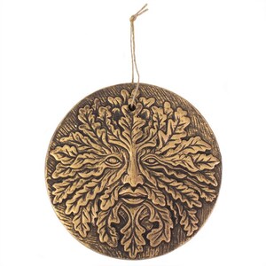 Green Man Terracotta Wall Plaque