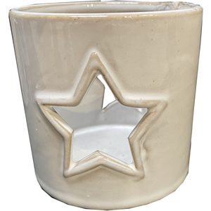 Starry Cut-Out Glow Tealight Holder