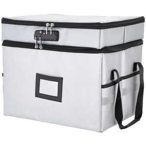 2 Layers Fireproof File Box with Combination Lock