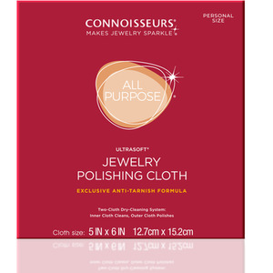 Connoisseurs All Purpose Small Jewellery Polishing Cloth, 2ply 5