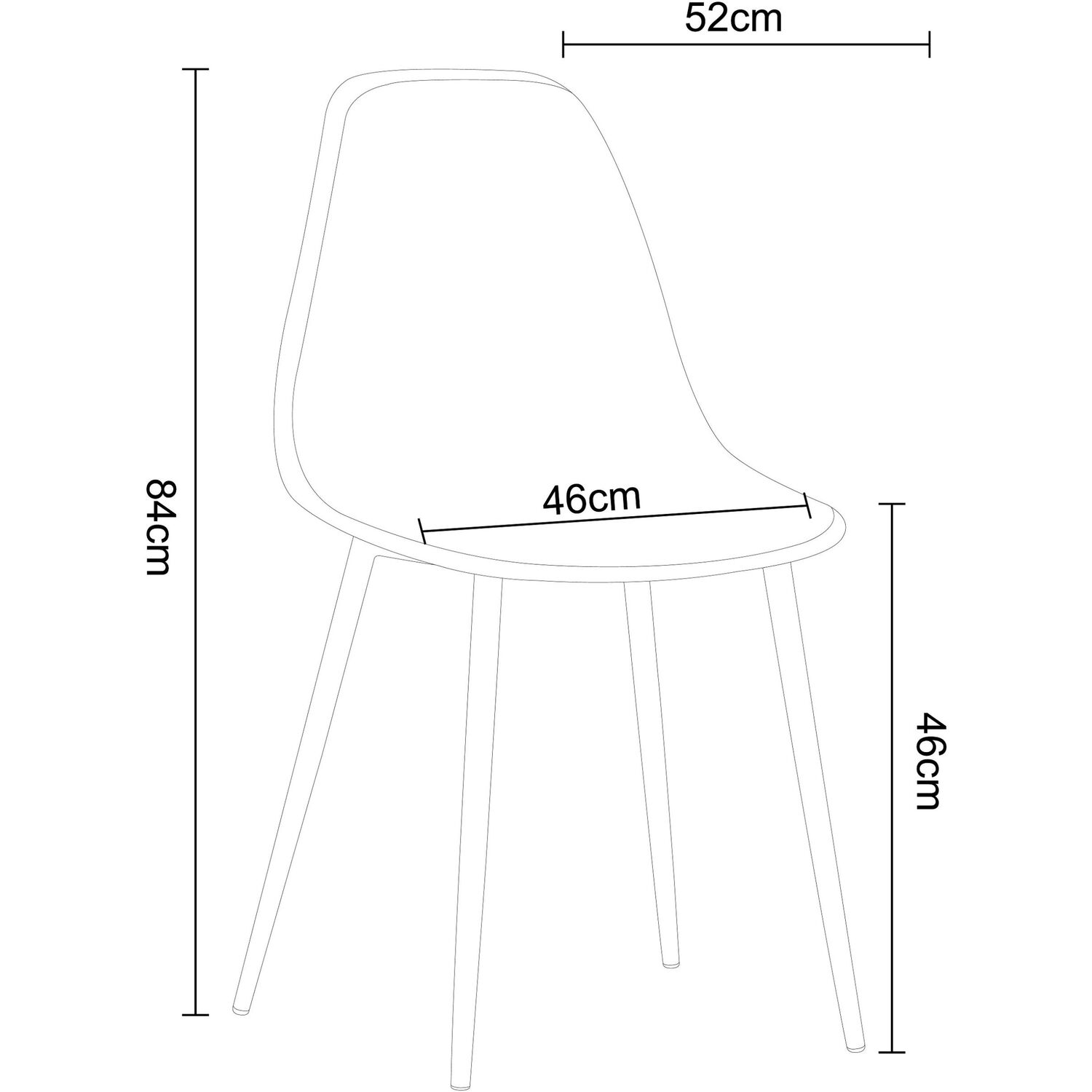 Aspen Light Oak Square Table And 2 Curve Chair Dining Set - Grey