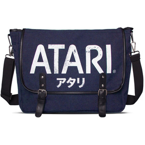 ATARI MB863185ATA Classic Varsity Messenger Bag