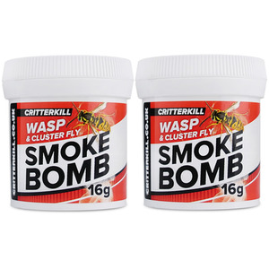 Critterkill 16g Cluster Fly and Wasp Killer Smoke Bomb Fogger
