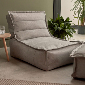 Grey / 4.85kg icon Dolce Indoor Outdoor Lounger Bean Bag OEKO-TEX certified shot 11318820