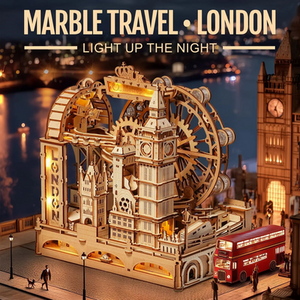 Marble Travel London, Marble Run 3D Puzzle For Craft Enthusiast Gift
