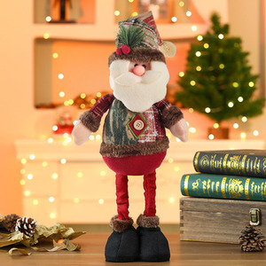 Standing Santa Claus Christmas Doll Plush Toy Ornament