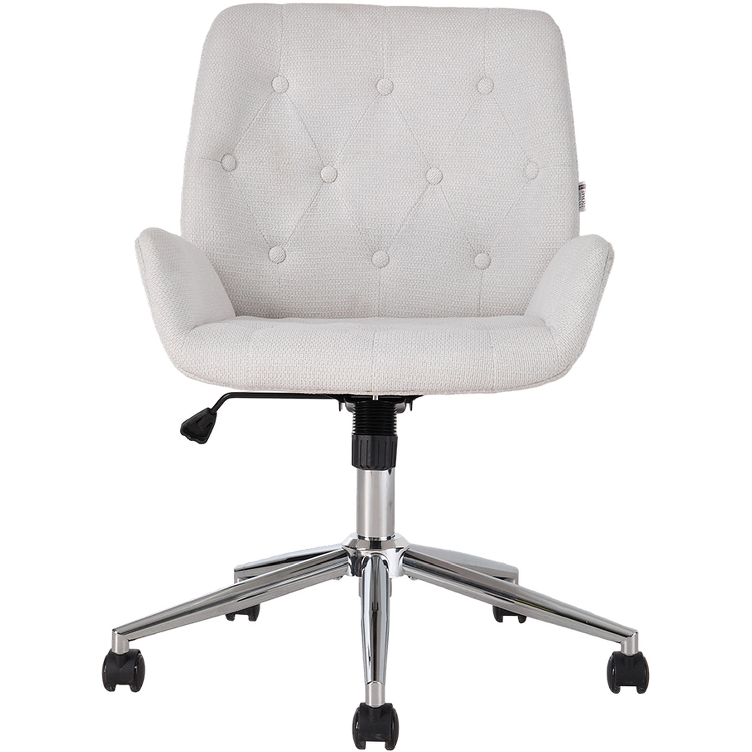 Height-adjustable Swivel Office Chair - White