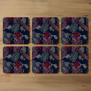 Leaves Of Tropical Plants Coaster
