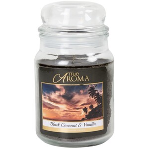 Black Coconut and Vanilla Large Mason Jar