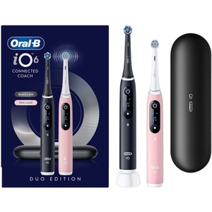 Oral-B iO 6 Electric Toothbrush Black  Pink - Duo