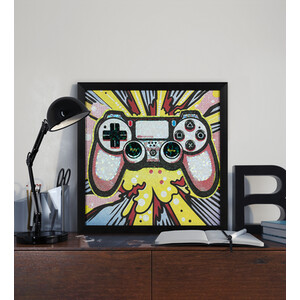 Gaming Controller Textured Wall Art