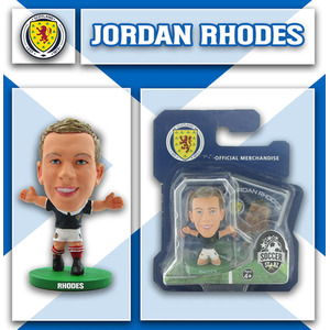 SoccerStarz Scotland Jordon Rhodes - Home Kit 5cm Figure