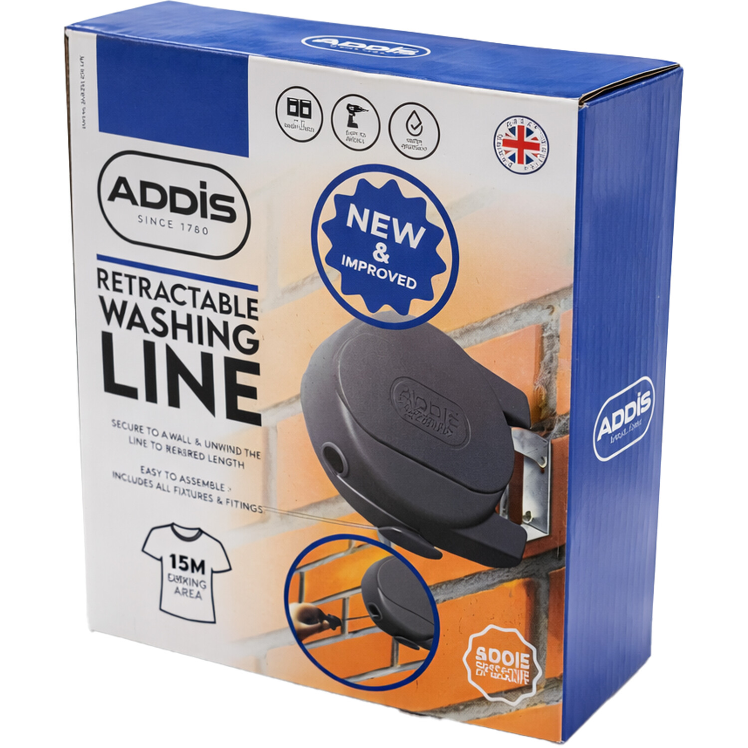 Mini Washing Line Addis Retractable Washing Line