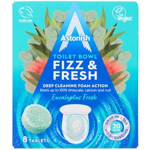 Astonish Toilet Bowl Fizz and Fresh Tabs Pack of 8